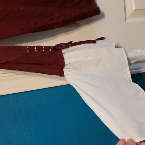 New York and Company Burgundy Sweater - Picture 2 of 3